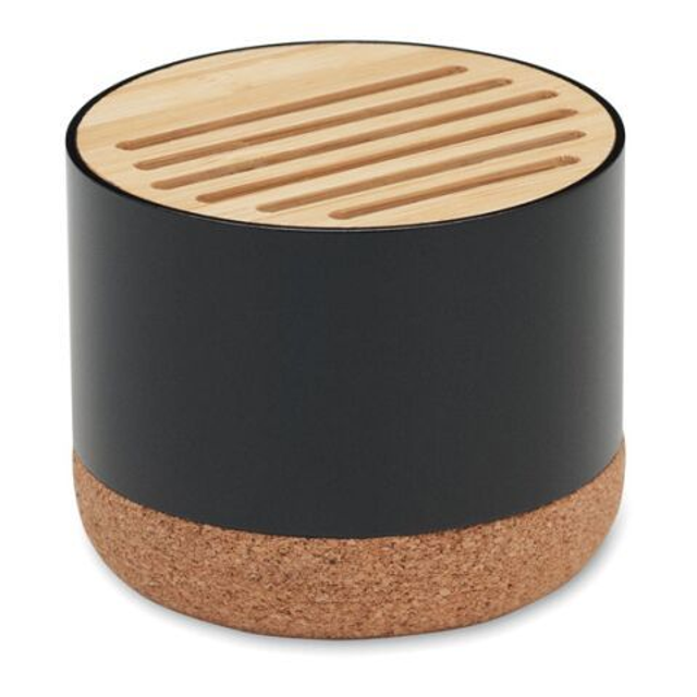 Cork and aluminium speaker