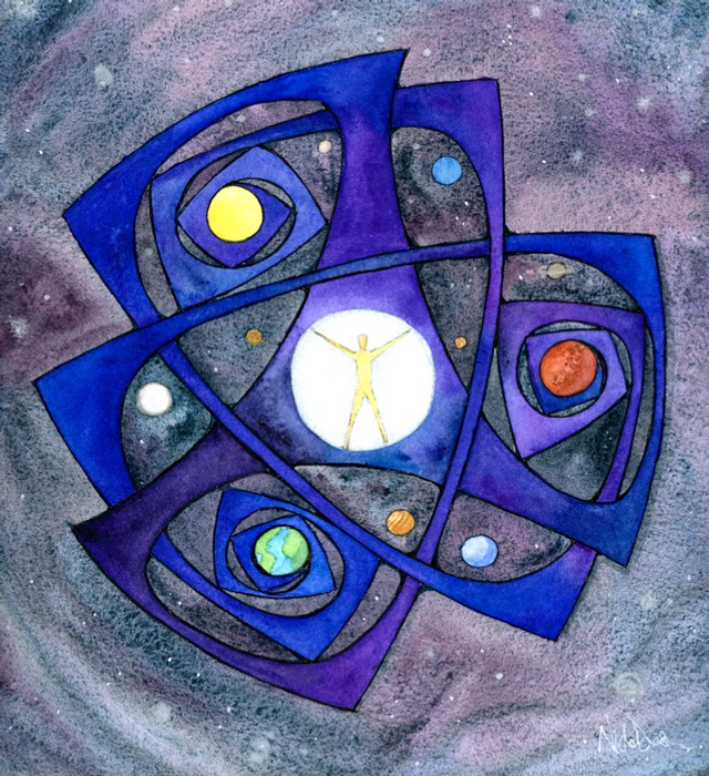 Nicola Dixon - Embellished 40x40 Print