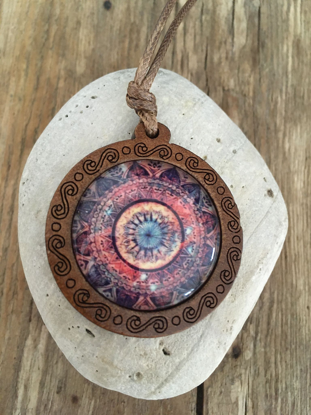 COLLIER MANDALA ROSE