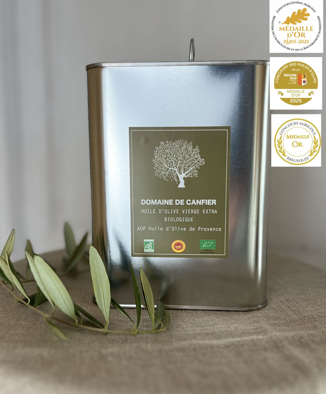 Huile bio Fruité Vert AOP Provence