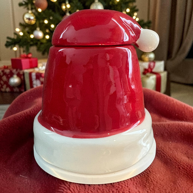 Brûle parfum bonnet de Père Noël 