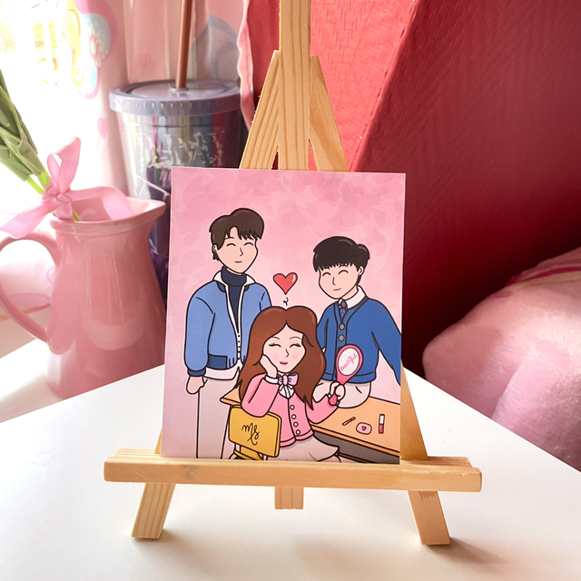 Illustration K-drama True Beauty