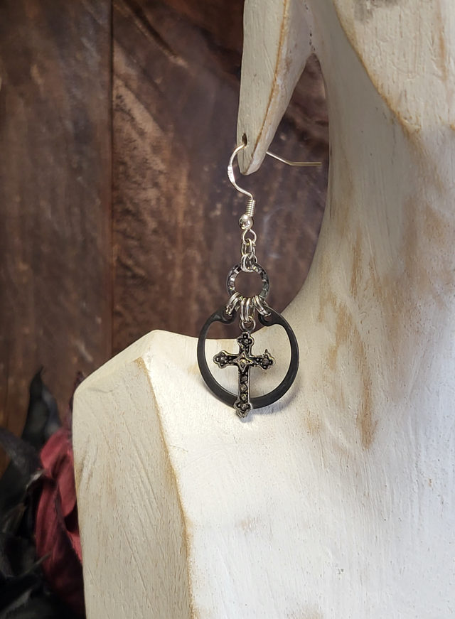 Boucles d'Oreilles Néo Circlips "Cercle Mystique"