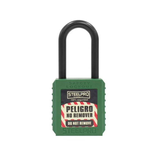 Candado Steelpro Dielectrico Verde