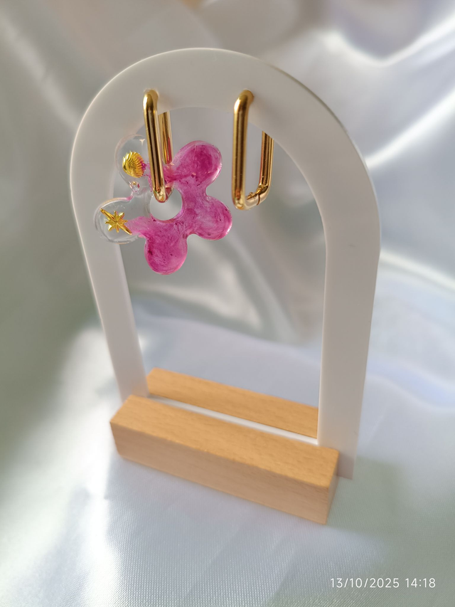 Créole rectangulaire dorée