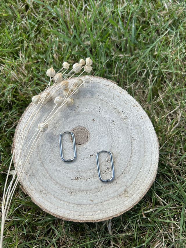 Créoles ovales arrondies 