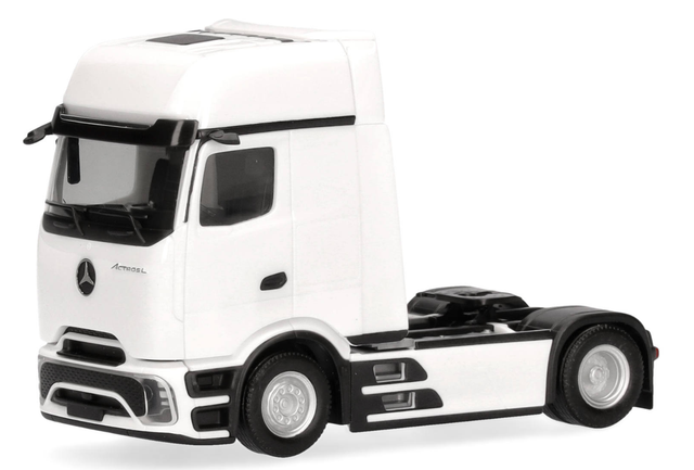  Mercedes Benz Actros L ProCabin Gigaspace Zugmaschine, weiss Herpa 1:87
