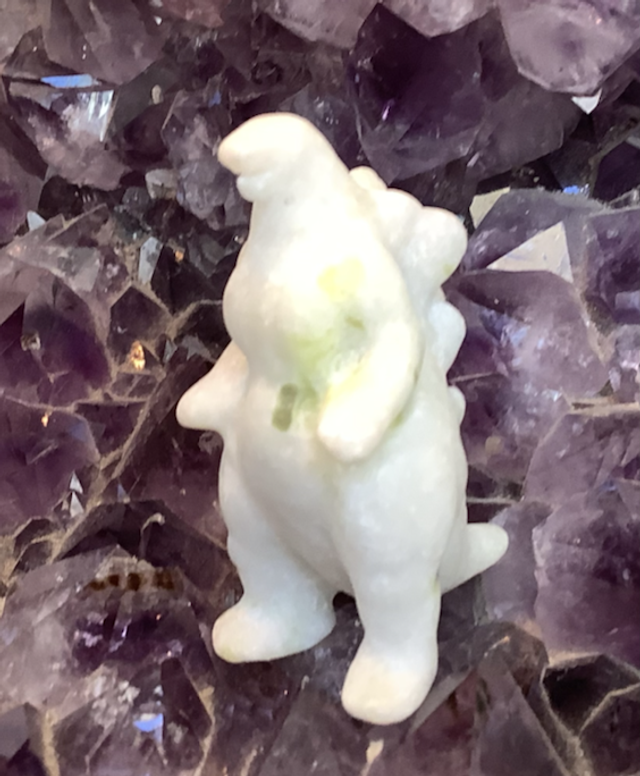 Godzilla en jade blanc 