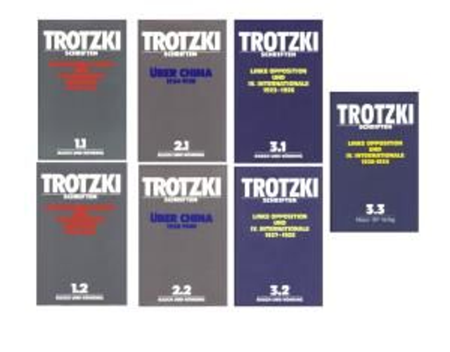 Trotzki Schriften in 7 Bänden