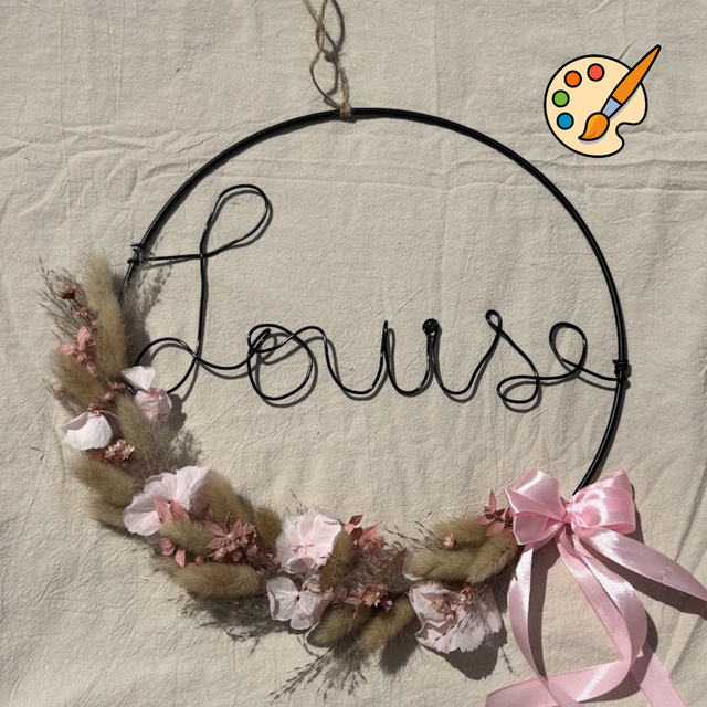 Couronne Murale Personnalisable ( diamètre 30 )