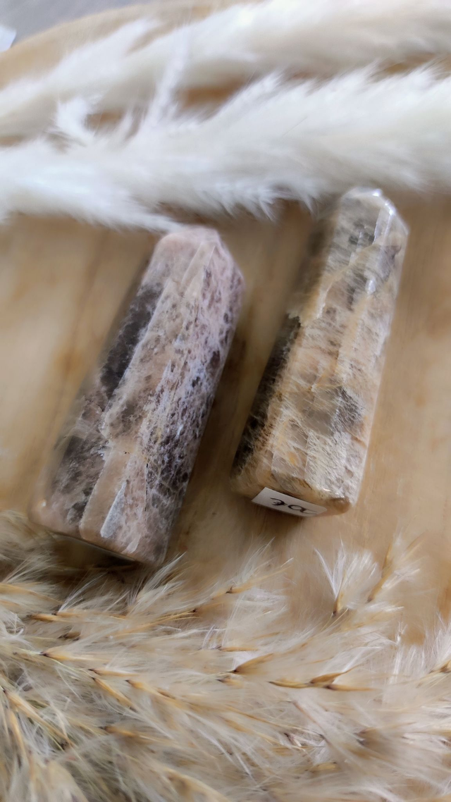 Pointe Pierre de Lune noire/orangée