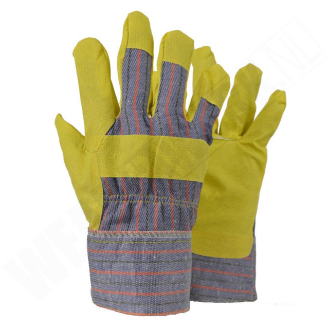 H1/vinyl geel Werkhandschoenen