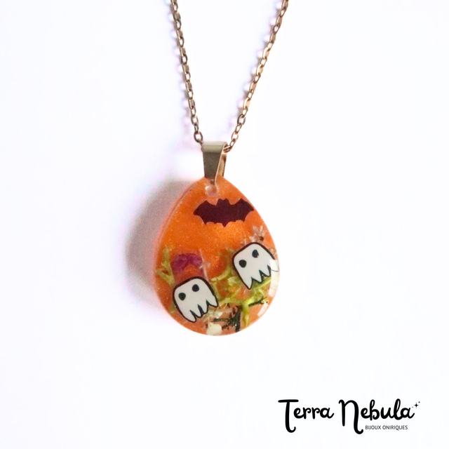 Collier Goutte Légendes d'automne 🎃| CO50