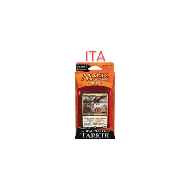 ITA Draghi di Tarkir 2015 Carica Implacabile Intro Pack Deck Italiano (2 Bustine) - Magic the Gathering
