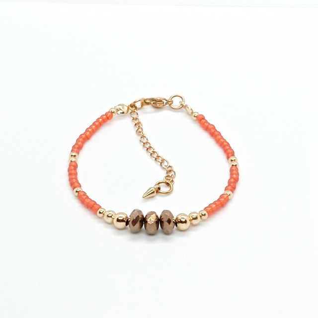 ZINNIA Bracelet fait main