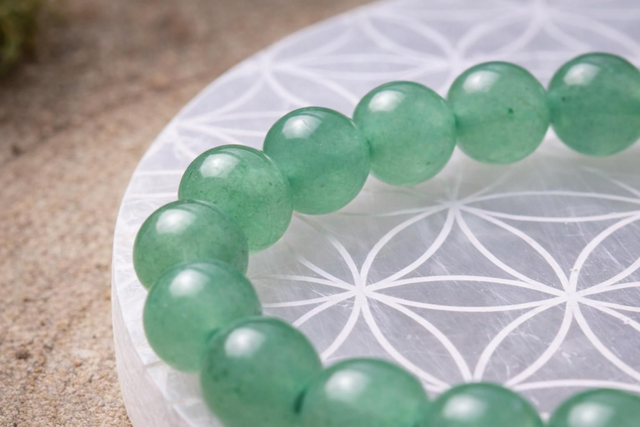 Bracelet AVENTURINE VERTE 8 mm – Douceur, Equilibre et Optimisme
