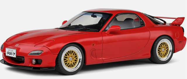 Mazda RX7 RS FD35 rot Solido 1:18