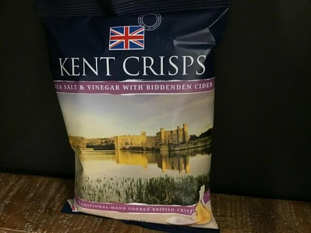 Kent Crisps Sea Salt &amp; Vinegar With Biddenden Cider 40g
