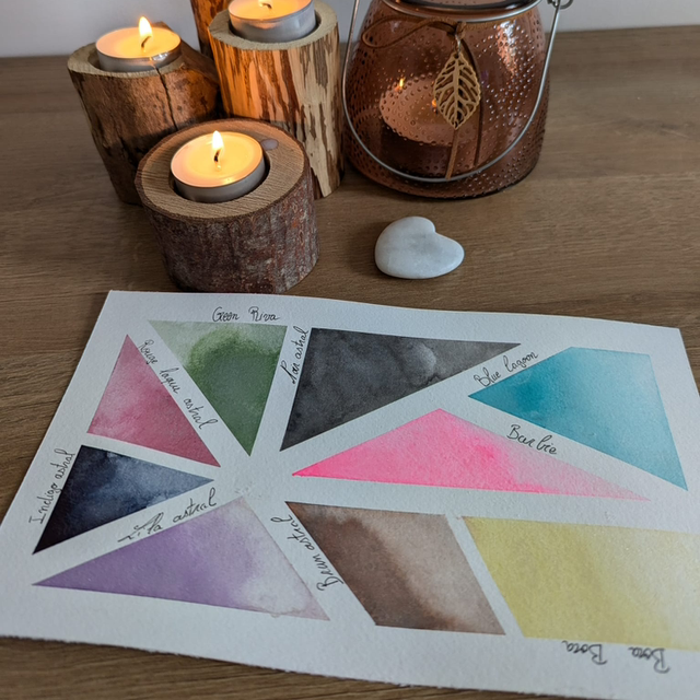 Couleurs nacrées a l’unité 