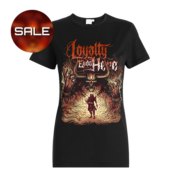 T-SHIRT - GIRLIE - ORANGE/RED