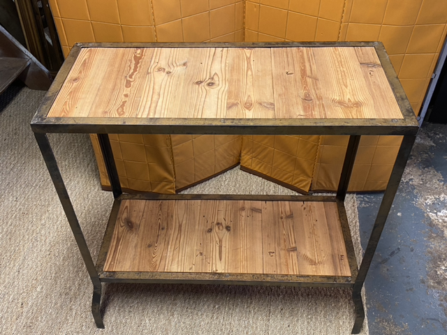 Console métal et bois