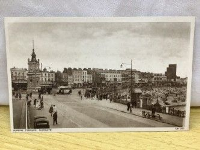 Margate, Marine Terrace, Kent , A.H.&amp;S. &quot;Paragon&quot; series, Margate No.LP200  Vintage postcard. Our Ref No. R201 £2.25