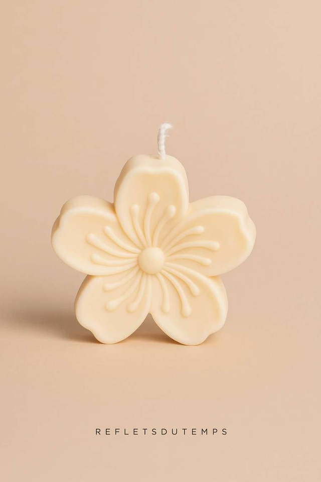 Bougie fleur 
