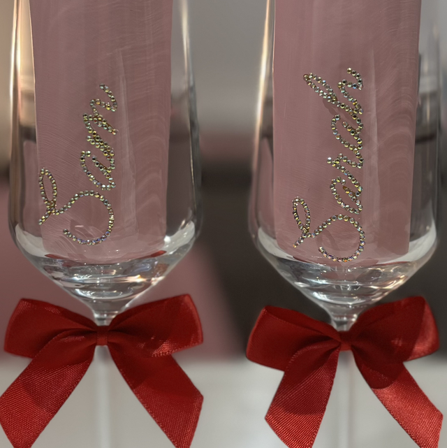 Diamante Champagne glass 