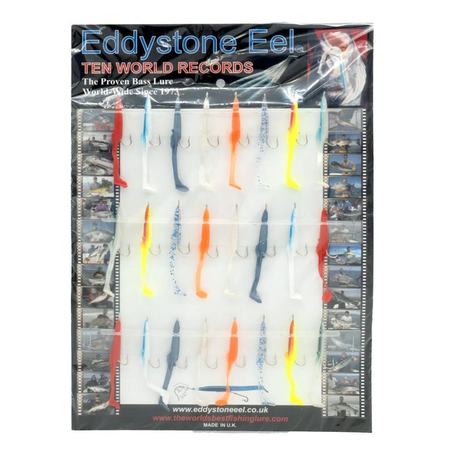  EDDYSTONE 70mm EELS ASSORTED COLOURS 65p each