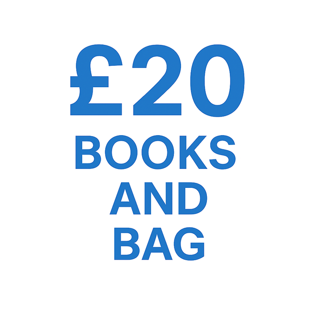 Books and Bag (For new starters or replacements) (add students name and class number in message to merchant)