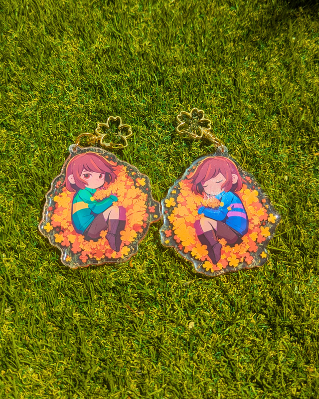 ACRYLIC CHARMS - UNDERTALE - Frisk and Chara
