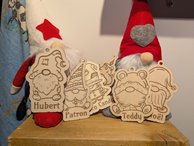 Design à peindre &quot; les cousins de Mani et Cid&quot;