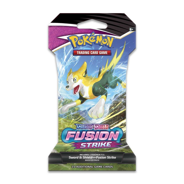 Sword & Shield-Fusion Strike Sleeved Booster Pack (10 Cards) ingles
