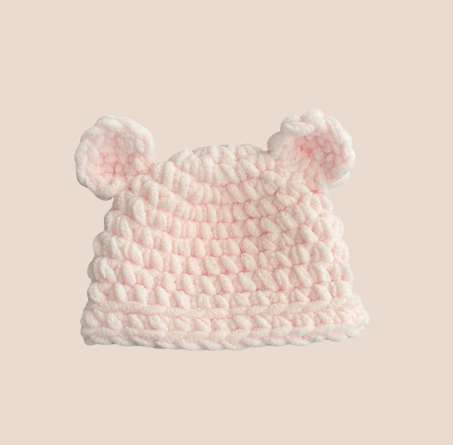 Teddy Bear Beanie Pink