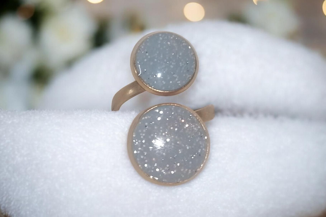 Bague extensible doré /argenté 