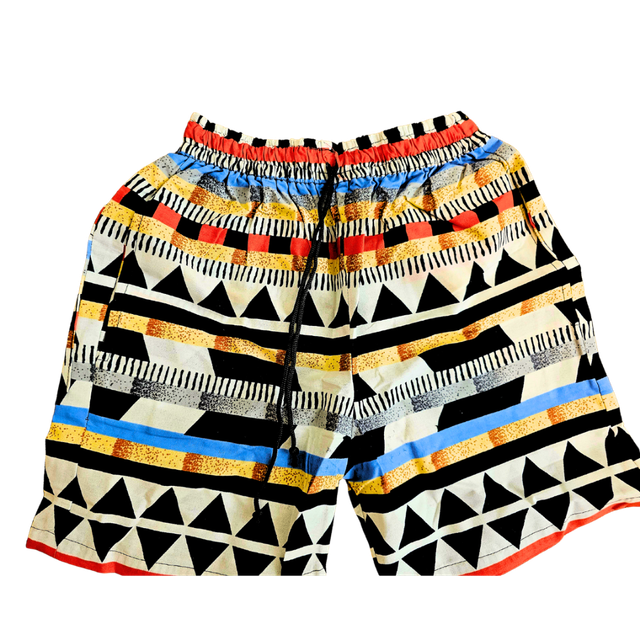 Shorts - African Ankara Unisex Shorts Medium