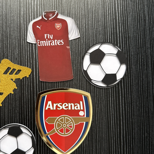 Any football team badge & jersey Cake toppers