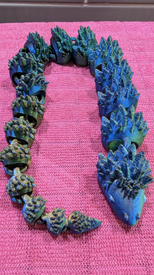 Articulated Crystal Dragon