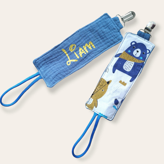 Attache-tétine personnalisée 