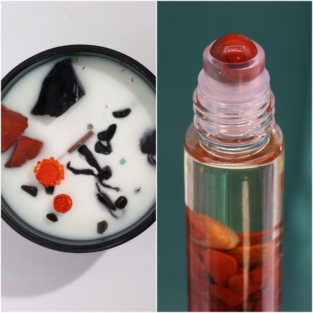 Hop Hare Candle & Essential Roll-on Duo