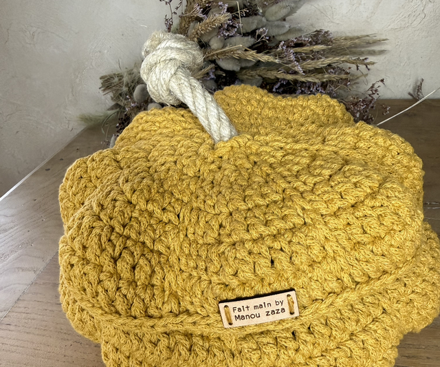 🎃 Bonbonnière Citrouille en Crochet – Déco Halloween & Cosy 🧡 Fait main | Coton recyclé Oeko-Tex |