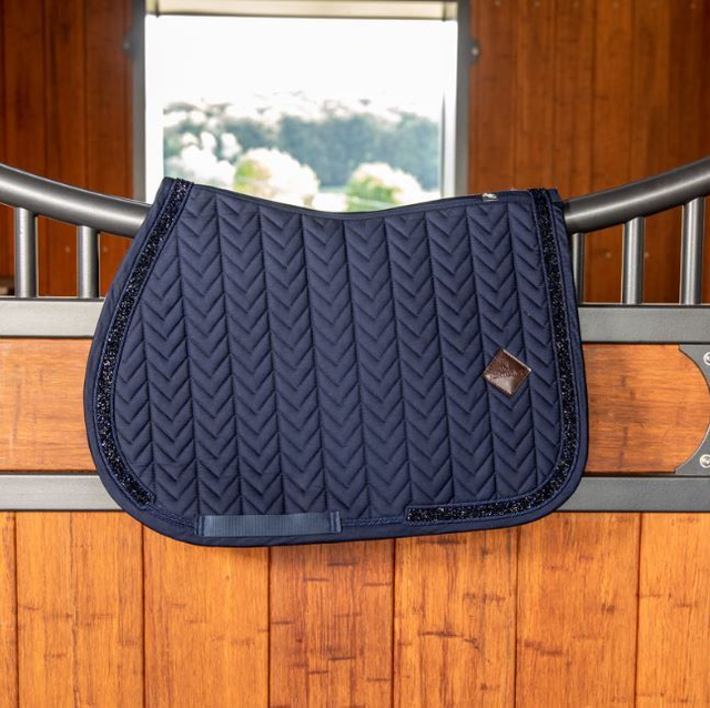 Kentucky Horsewear Glitter &amp; Stone Jumping Saddle Pad