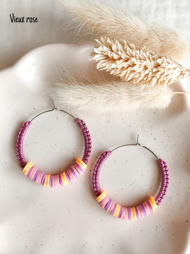 Boucles d'oreilles "HEISHI" - Argenté