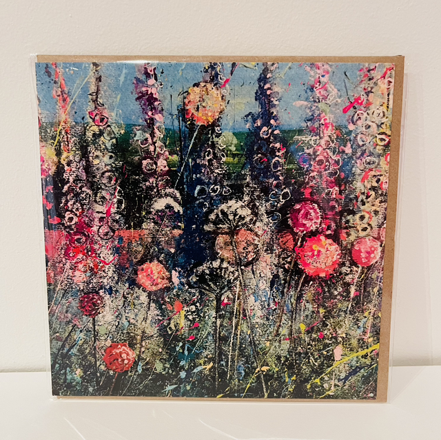 Greetings card- Flower Frenzy