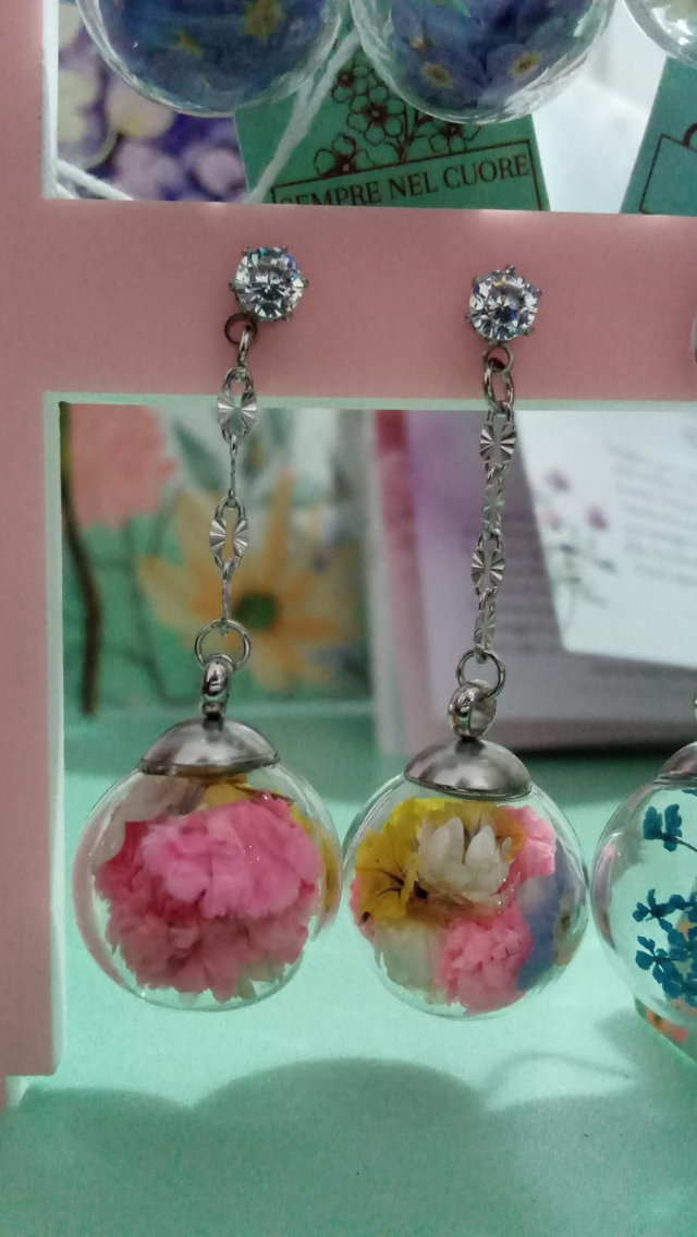 Orecchini " magia" fiori di campo