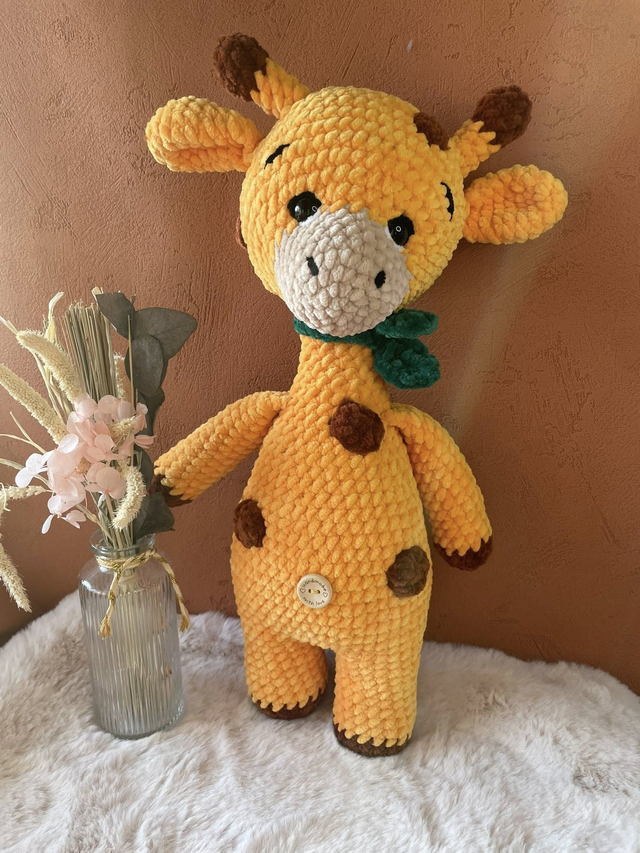 Girafe en velours 🦒 