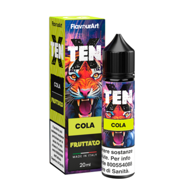 FLAVOURART Ten X Cola SHOT 20/60 20ml EAN8058611847219