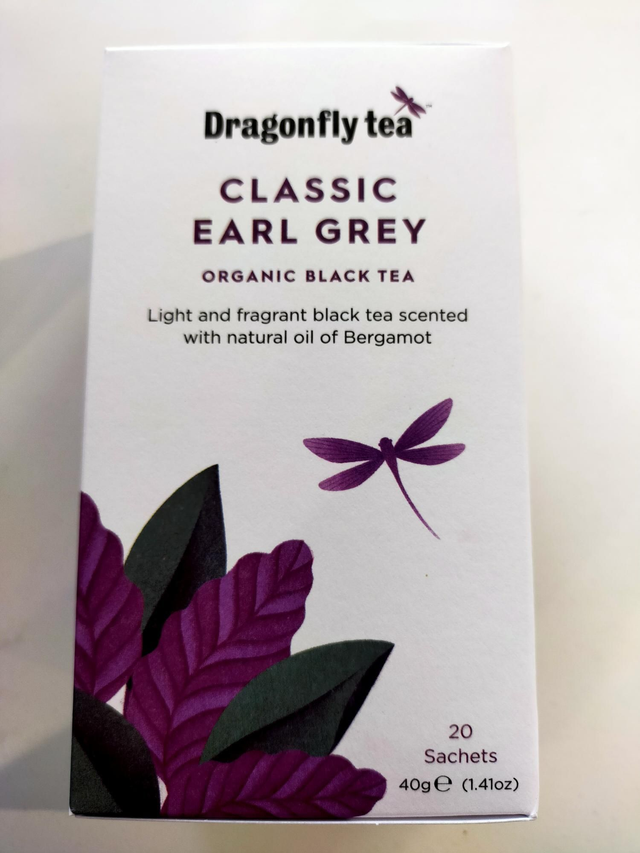  Dragonfly Classic Earl Grey Organic Tea 20 Sachets 84685