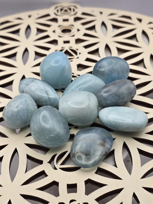 Aigue marine en pierre roulée 