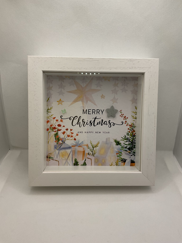 Christmas frame. Beautiful Christmas gift.